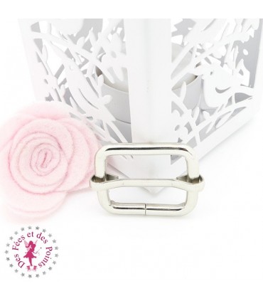 Boucle de réglage - 25 mm - Argent