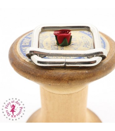 Boucle de réglage - 25 mm - Argent