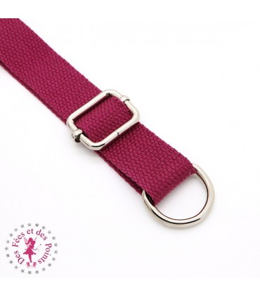 Boucle de réglage - 25 mm - Argent