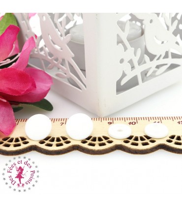 Pressions KAM - Rondes T3 Brillantes - Blanc - B3