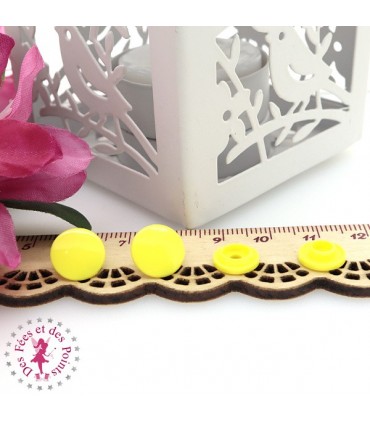 Pressions KAM - Rondes T3 Brillantes - Citron - B7