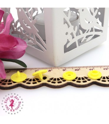 Pressions KAM - Rondes T3 Brillantes - Citron - B7