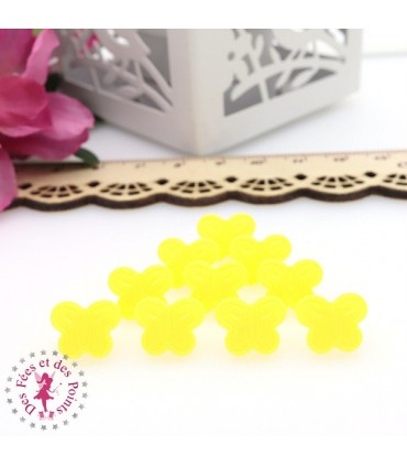 Pressions KAM - Papillons - Citron - B7