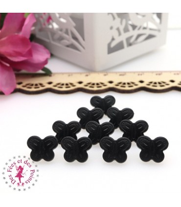 Pressions KAM - Papillons - Noir - B5