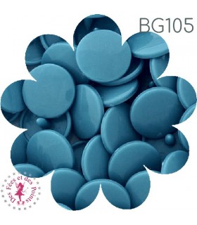 Pressions KAM - Rondes T5 Brillantes - Bleu de France - BG105