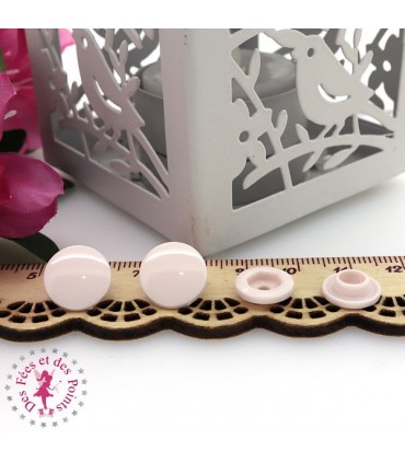 Pressions Kam - Rondes T5 Brillantes - Blush - C207