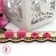Pressions Kam - Rondes T5 Brillantes - Framboise - D312