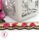Pressions Kam - Rondes T5 Brillantes - Framboise - D312