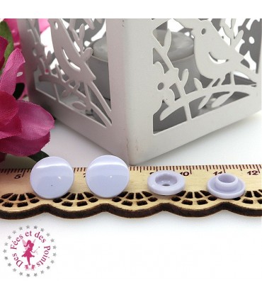 Pressions Kam - Rondes T5 Brillantes - Mauve - BG108