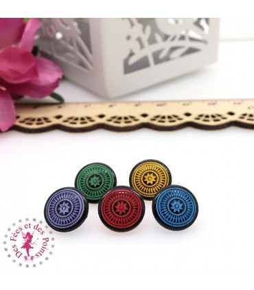 Pressions KAM - Rondes T5 Brillantes - Edelweiss Noir