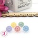 Pressions KAM - Rondes T5 Brillantes - Edelweiss Blanc