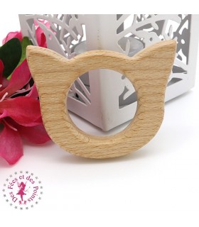 Anneau en bois - Chat