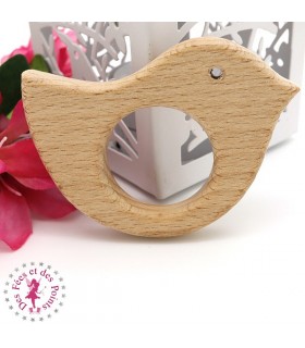 Anneau en bois - Oiseau