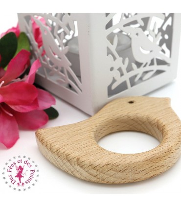 Anneau en bois - Oiseau