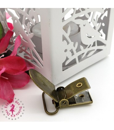 Pince métallique U - Bronze