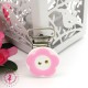 Pince métallique - Fleur - Rose