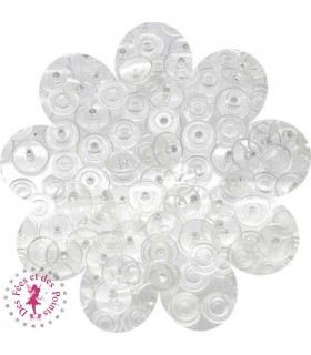 Pressions KAM - Rondes T3 Brillantes - Transparent - B200