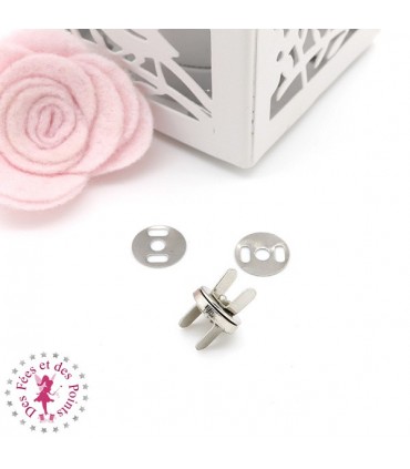 Fermoir magnétique / Aimant -  Rond Extra fin - 10 mm - 5 couleurs