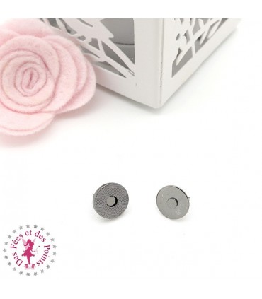 Fermoir magnétique / Aimant -  Rond Extra fin - 10 mm - 5 couleurs