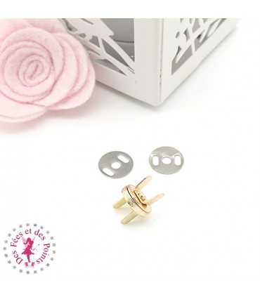 Fermoir magnétique / Aimant -  Rond Extra fin - 10 mm - 5 couleurs