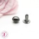 Rivets - Mini Coupole - Gun Metal