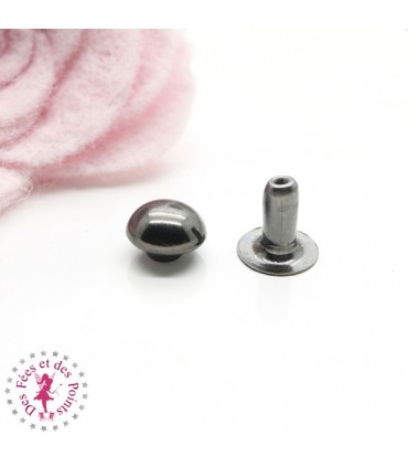 Rivets - Mini Coupole - Gun Metal