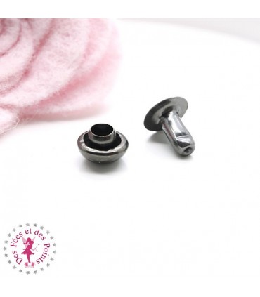 Rivets - Mini Coupole - Gun Metal