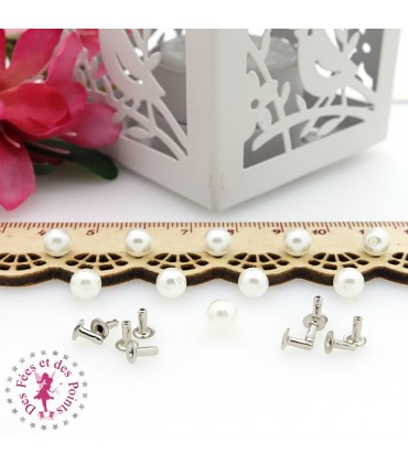 Rivets Perles - 6 mm