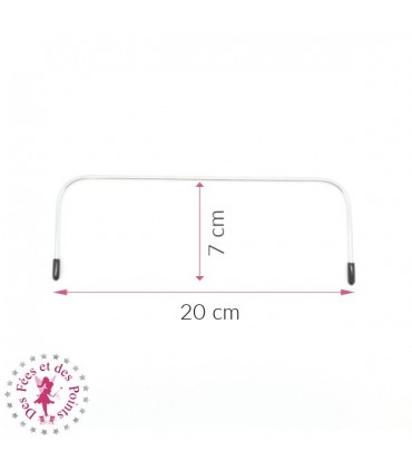 Armatures métalliques - 20 x 7 cm