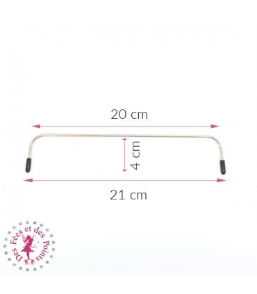 Armatures métalliques - 21 x 4 cm
