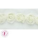 Fleurs chiffon - Ivoire