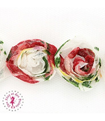 Fleurs chiffon - Multicolor