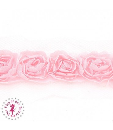 Fleurs chiffon - Rose