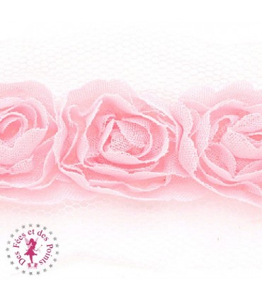Fleurs chiffon - Rose