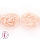 Fleurs chiffon - Rose Poudré