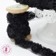 Fleurs chiffon - Noir