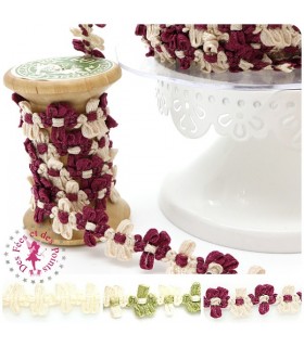 Galon Fleurettes - 3 couleurs