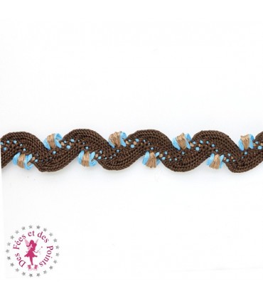 Croquet Serpentine - Chocolat & Turquoise