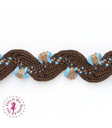 Croquet Serpentine - Chocolat & Turquoise