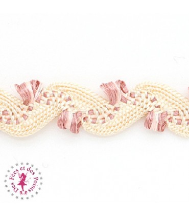 Croquet Serpentine - Jaune clair et Rose Poudré