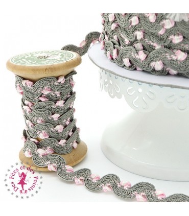 Croquet Serpentine - Gris et Rose