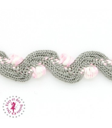 Croquet Serpentine - Gris et Rose