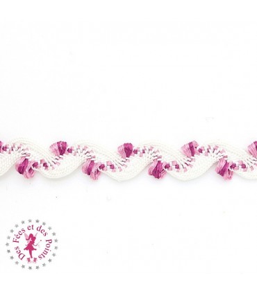 Croquet Serpentine - Blanc et Fuchsia