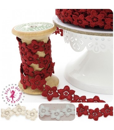 Guipure Amaryllis - 3 couleurs