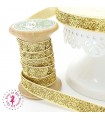 Ruban brillant pailleté métallique - 10 mm - 9 couleurs