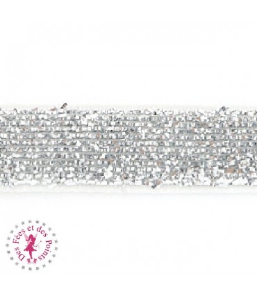 Ruban brillant pailleté métallique - 10 mm - 9 couleurs