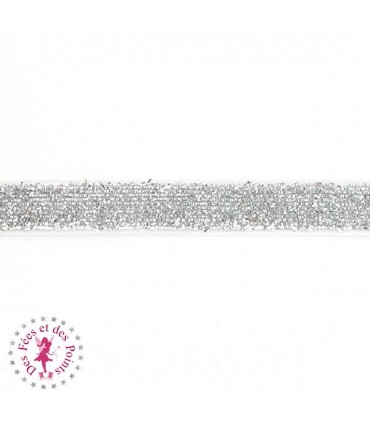 Ruban brillant pailleté métallique - 10 mm - 9 couleurs