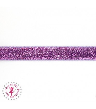 Ruban brillant pailleté métallique - 10 mm - 9 couleurs