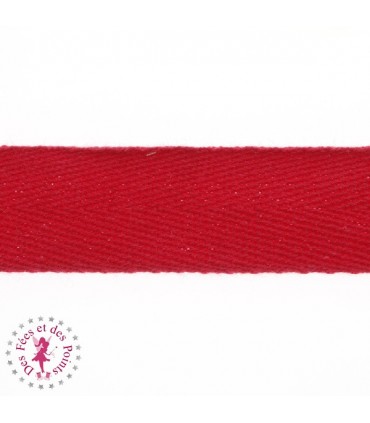 Ruban sergé - 20 mm - 10 couleurs