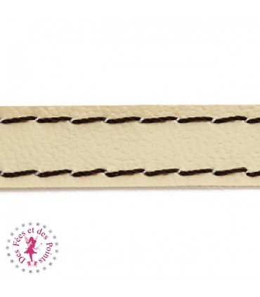 Ruban "Couture" - 10 mm - Ecru